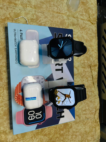 SU6+2 ULTRA SMART WATCH(2 watches + 2 airpods)